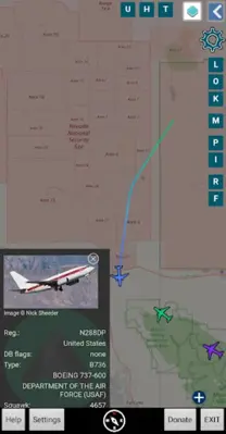 ADS-B Unfiltered Plane Tracker android App screenshot 2